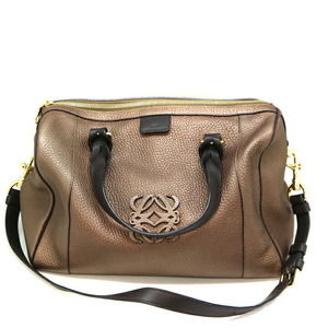 Loewe Handbag 31 Fusta Leather 2WAY Brown
